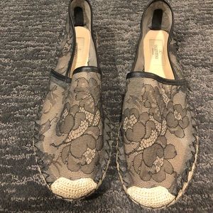 Valentino lace espadrilles